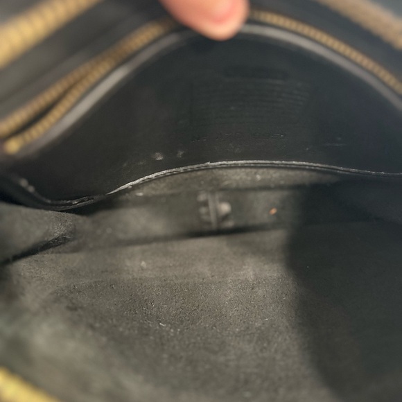 Coach Vintage Black Leather Women's Satchel - Picture 11 of 16